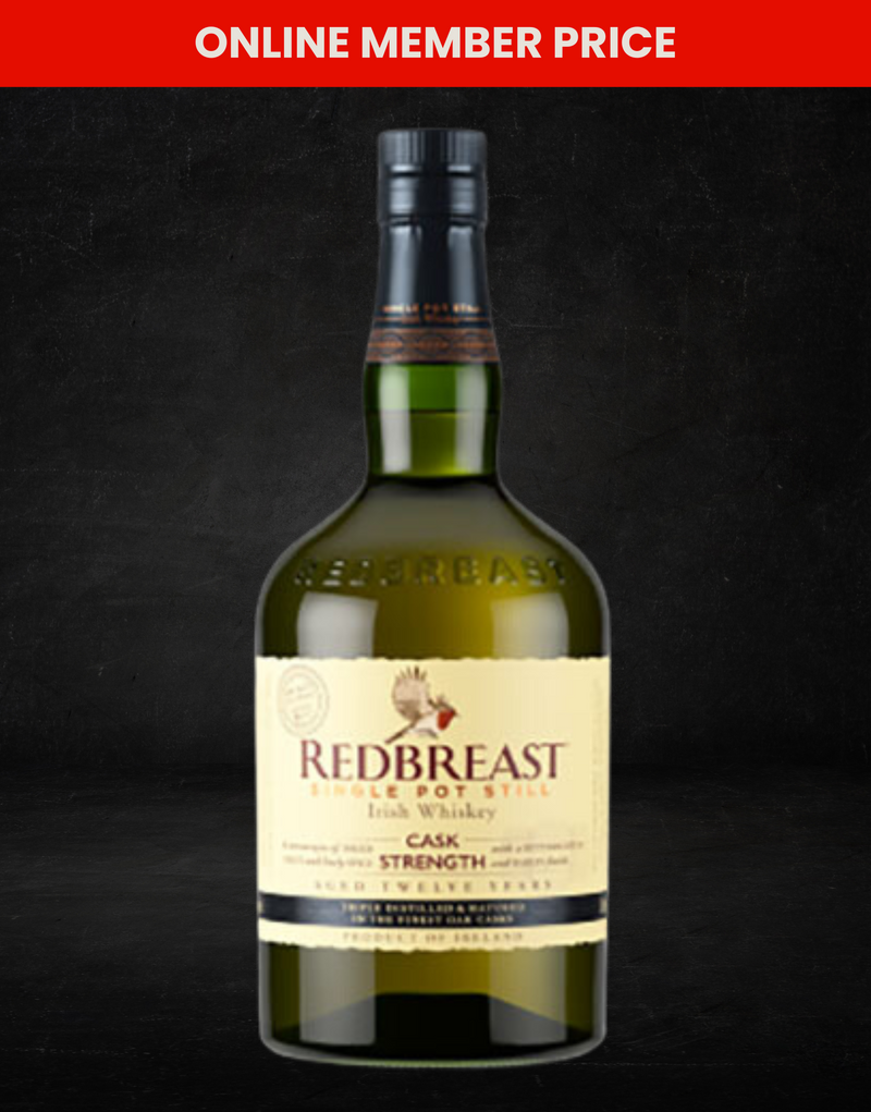 Redbreast Cask Strength Single Pot Still Irish Whiskey 700mL
